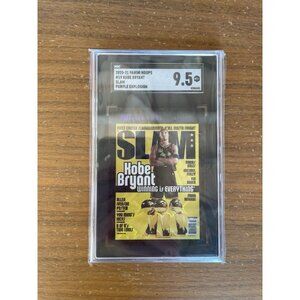 Panini NBA Hoops Kobe Bryant SLAM Purple Explosion SGC 9.5 Basketball Card